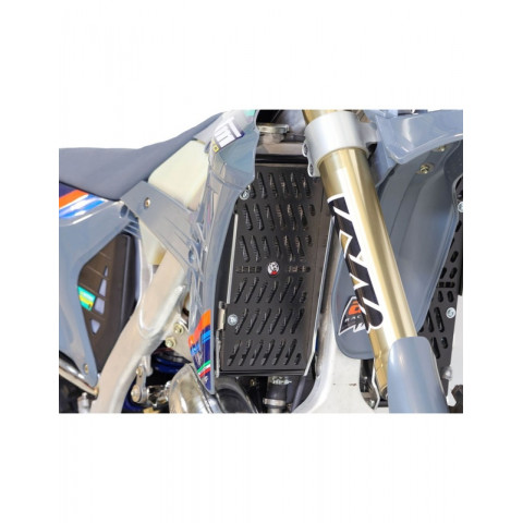 Protections de radiateur AXP Hard Enduro - PEHD 8 mm - noir