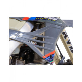 Protections de radiateur AXP Hard Enduro - PEHD 8 mm - noir