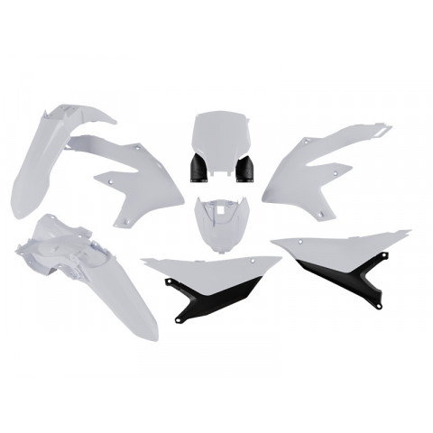 Kit plastique 6 pièces RACETECH - blanc