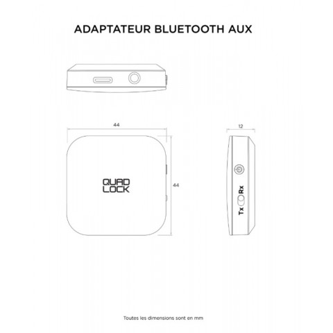 AUX-Bluetooth-Adapter QUAD LOCK