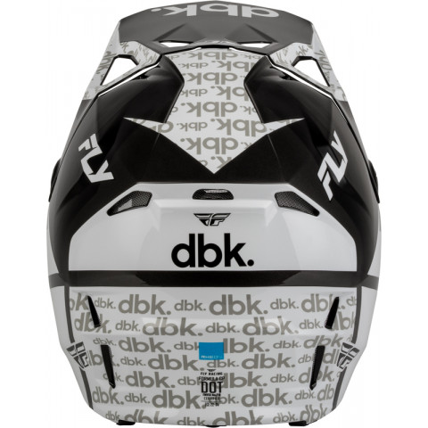Casque FLY RACING Formula CP DBK - noir/blanc/gris