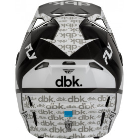 Casque FLY RACING Formula CP DBK - noir/blanc/gris