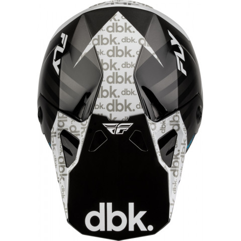 Casque FLY RACING Formula CP DBK - noir/blanc/gris