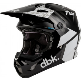 Casque FLY RACING Formula CP DBK - noir/blanc/gris