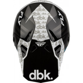 Casque FLY RACING Formula CP DBK - noir/blanc/gris
