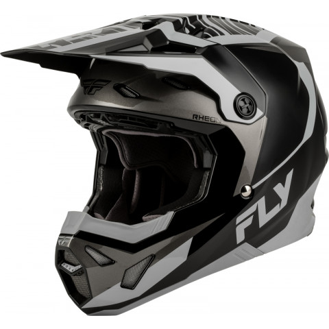 Casque FLY RACING Formula CP Charge - noir/gris/Light Grey