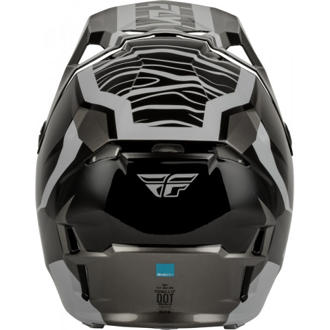 Casque FLY RACING Formula CP Charge - noir/gris/Light Grey