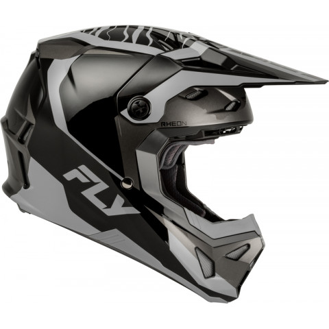 Casque FLY RACING Formula CP Charge - noir/gris/Light Grey