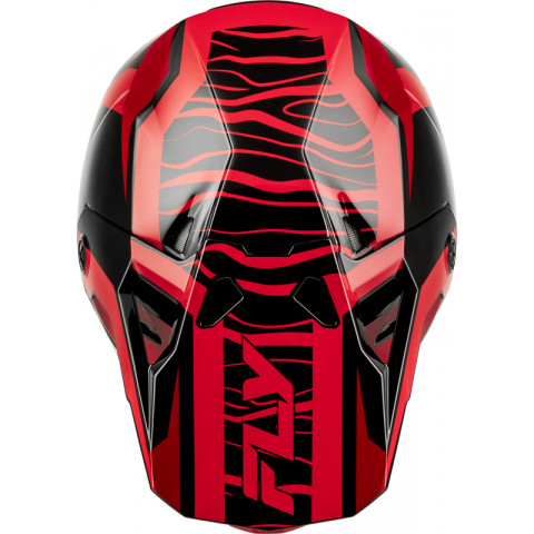 Casque FLY RACING Formula CP Charge - noir/rouge