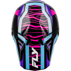 Casque FLY RACING Formula CP Charge - noir/violet/rose/bleu