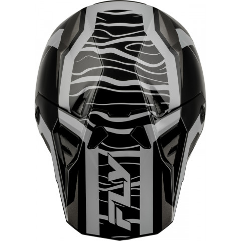 Casque FLY RACING Formula CP Charge - noir/gris/Light Grey