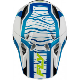 Casque FLY RACING Formula CP Charge - blanc/bleu/noir