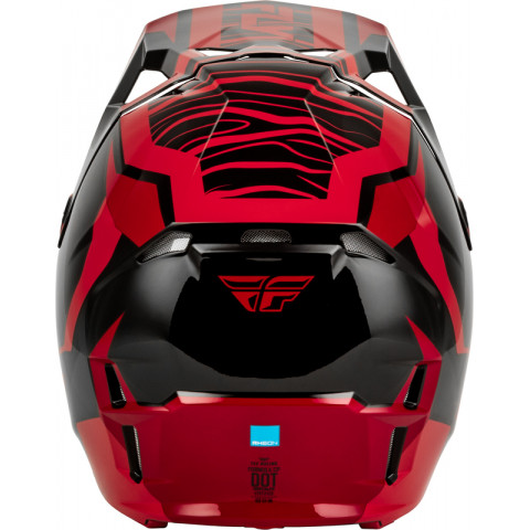 Casque FLY RACING Formula CP Charge - noir/rouge
