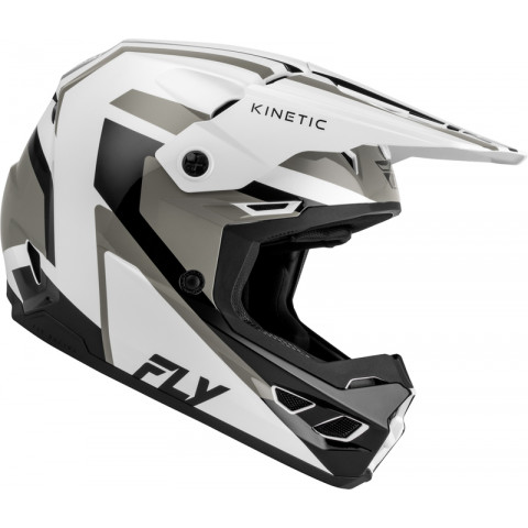 Casque FLY RACING Kinetic Sync - blanc/noir/gris