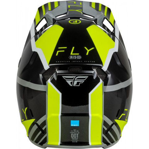 Casque FLY RACING Formula CC Strike - gris/noir/Hi-Vis