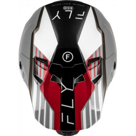Casque FLY RACING Formula CC Strike - gris/rouge/noir/blanc