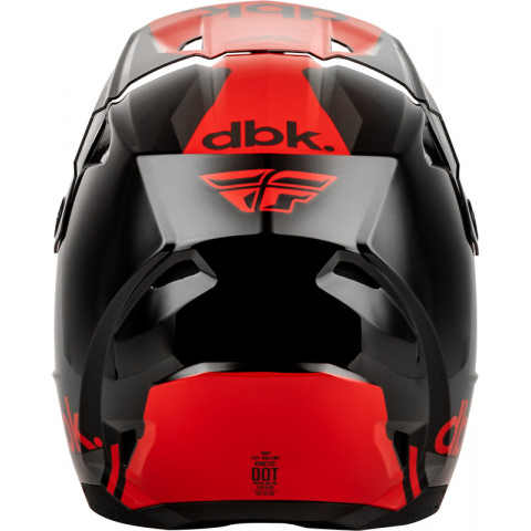 Casque FLY RACING Kinetic DBK 27 - noir/rouge/gris