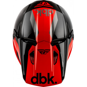 Casque FLY RACING Kinetic DBK 27 - noir/rouge/gris