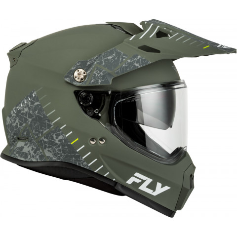 Casque FLY RACING Trekker - Matte Sage/gris