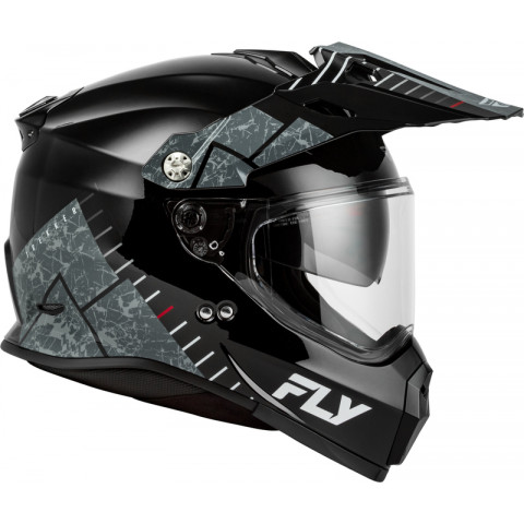 Casque FLY RACING Trekker - noir/gris