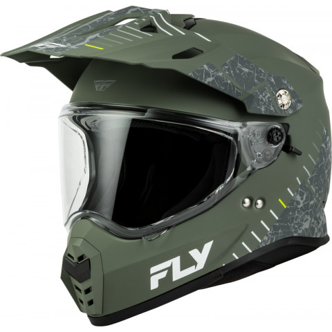 Casque FLY RACING Trekker - Matte Sage/gris