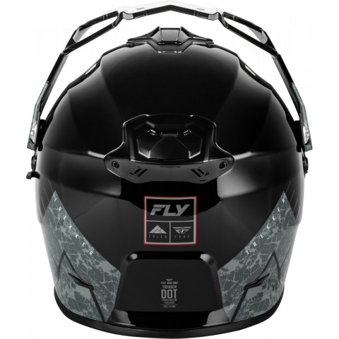 Casque FLY RACING Trekker - noir/gris