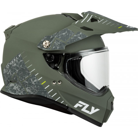 Casque FLY RACING Trekker - Matte Sage/gris