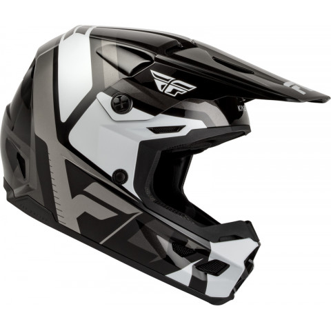 Casque enfant FLY RACING Kinetic Scrap - noir/blanc/gris