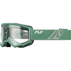 Masque FLY RACING Focus Olive/gris - écran clair