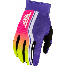 Gants FLY RACING F-16 Raze - violet/rouge/jaune