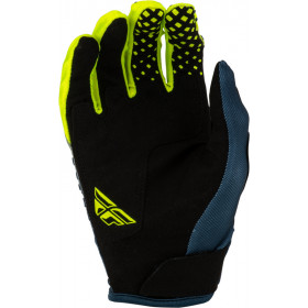 Gants FLY RACING Kinetic Fade - Navy/Hi-Vis/blanc