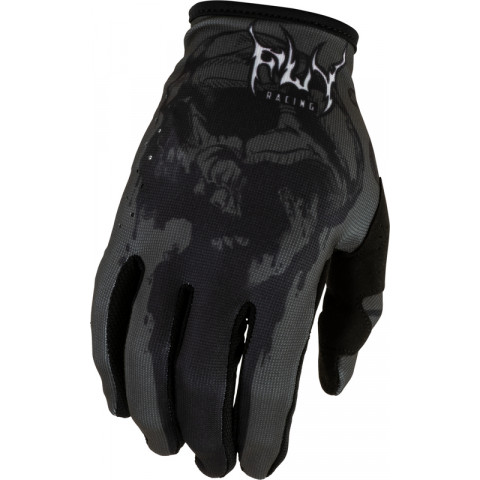 Gants FLY RACING Lite Dark Series - gris/noir