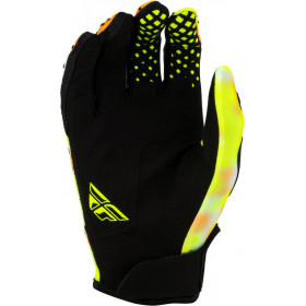 Gants FLY RACING Kinetic Blur - blanc/Hi-Vis/orange