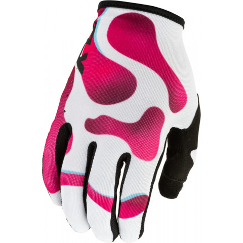 Gants FLY RACING Youth Lite Vibe - blanc/rose/bleu