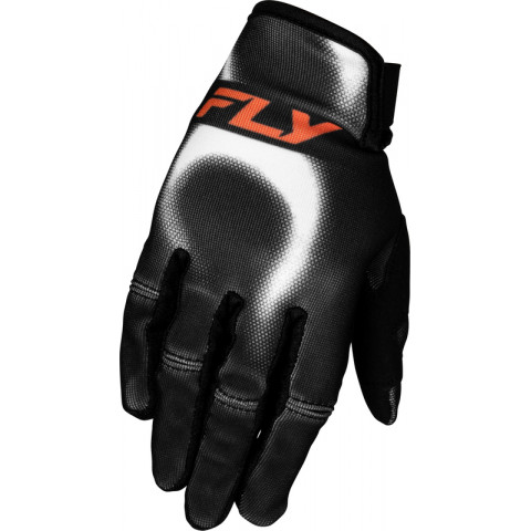 Gants FLY RACING Youth Kinetic Torch - noir/blanc/orange