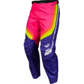 Pantalon FLY RACING F-16 Raze - violet/rouge/jaune