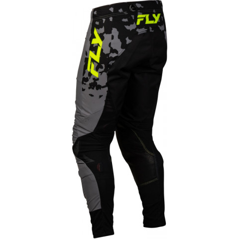 Pantalon FLY RACING Lite Flake - gris/Hi-Vis/noir