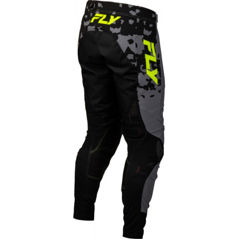 Pantalon FLY RACING Lite Flake - gris/Hi-Vis/noir