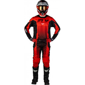 Pantalon FLY RACING Kinetic Fade - rouge/noir/blanc