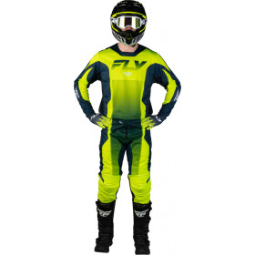Pantalon FLY RACING Kinetic Fade - Hi-Vis/Navy/blanc