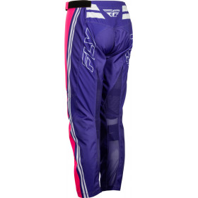 Pantalon enfant FLY RACING F-16 Raze - violet/rouge/jaune