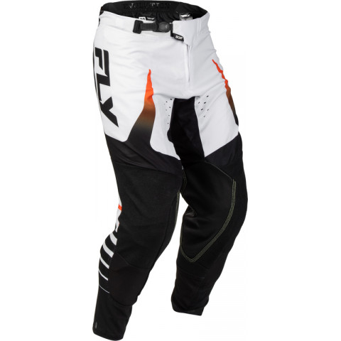 Pantalon FLY RACING Evolution DST Bolt - blanc/noir/orange