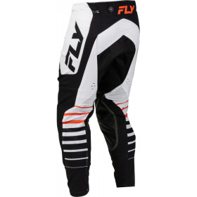 Pantalon FLY RACING Evolution DST Bolt - blanc/noir/orange