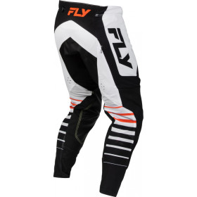 Pantalon FLY RACING Evolution DST Bolt - blanc/noir/orange