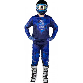 Pantalon FLY RACING Kinetic Blur - bleu/Navy