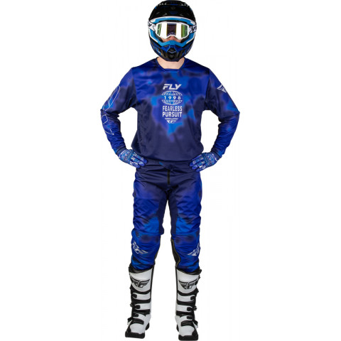 Pantalon FLY RACING Kinetic Blur - bleu/Navy