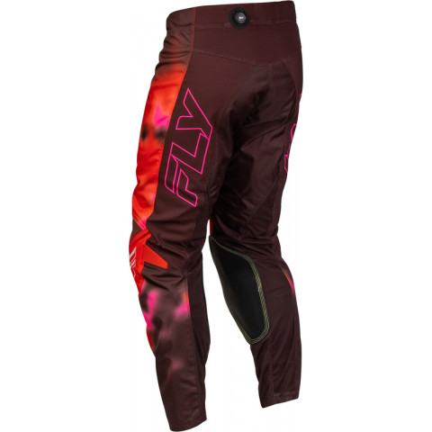 Pantalon FLY RACING Kinetic Blur - rouge/marron