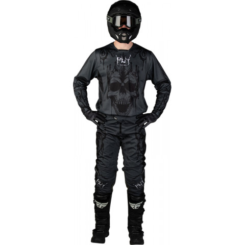 Pantalon FLY RACING Kinetic Dark Series - gris/noir