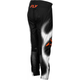 Pantalon enfant FLY RACING Kinetic Torch - noir/blanc/orange