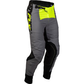 Pantalon enfant FLY RACING Lite Flake - gris/Hi-Vis/noir